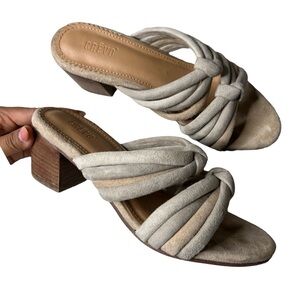 Crevo Women's Rubie Beige Heeled Sandal Size 6.5